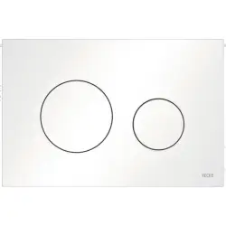 TECEloop Przycisk spłukujący do WC tworzywo biały mat 220 x 150 x 5 mm TECE