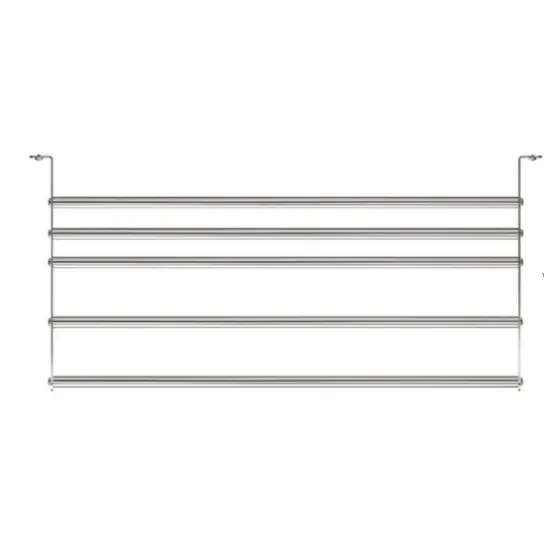 Wieszak półka  50x11x25,2 cm TECHNIC stal nierdzewna polerowana