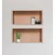 Półka wnękowa Wall Box 45 x 20 x 10 cm miedź stal nierdzewna z kołnierzem