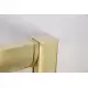 Kabina STYLIO pentagonalna 90x90x190 szkło przejrzyste CG profil złoty