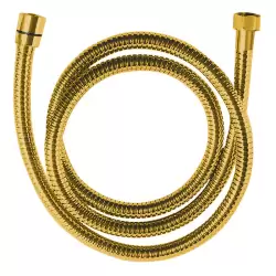 Arno wąż natryskowy złoty rozciągliwy 1500-1800 mm