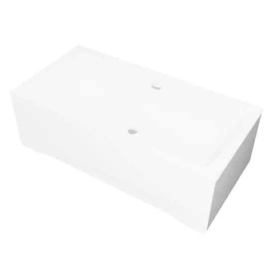 APRI Obudowa 70 cm x 42 cm akrylowa boczna krótka do wanny biała
