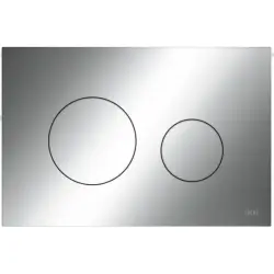 TECEloop Przycisk spłukujący do WC tworzywo chrom połysk 220 x 150 x 5 mm TECE