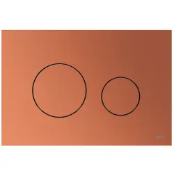 TECEloop Przycisk spłukujący do WC czerwony brąz metaliczny 220 x 150 x 5 mm TECE