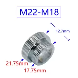 Adapter-redukcja M22-M14 do wylewki baterii kuchennej, łazienkowej