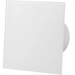 Wentylator łazienkowy fi.100 biały szklany matowy standard