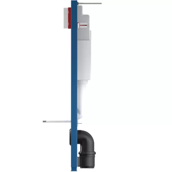 Stelaż podtynkowy 51x109x12 cm do WC montażu do zabudowy z przyciskiem białym spłukiwanie 2/4 l Alcaplast
